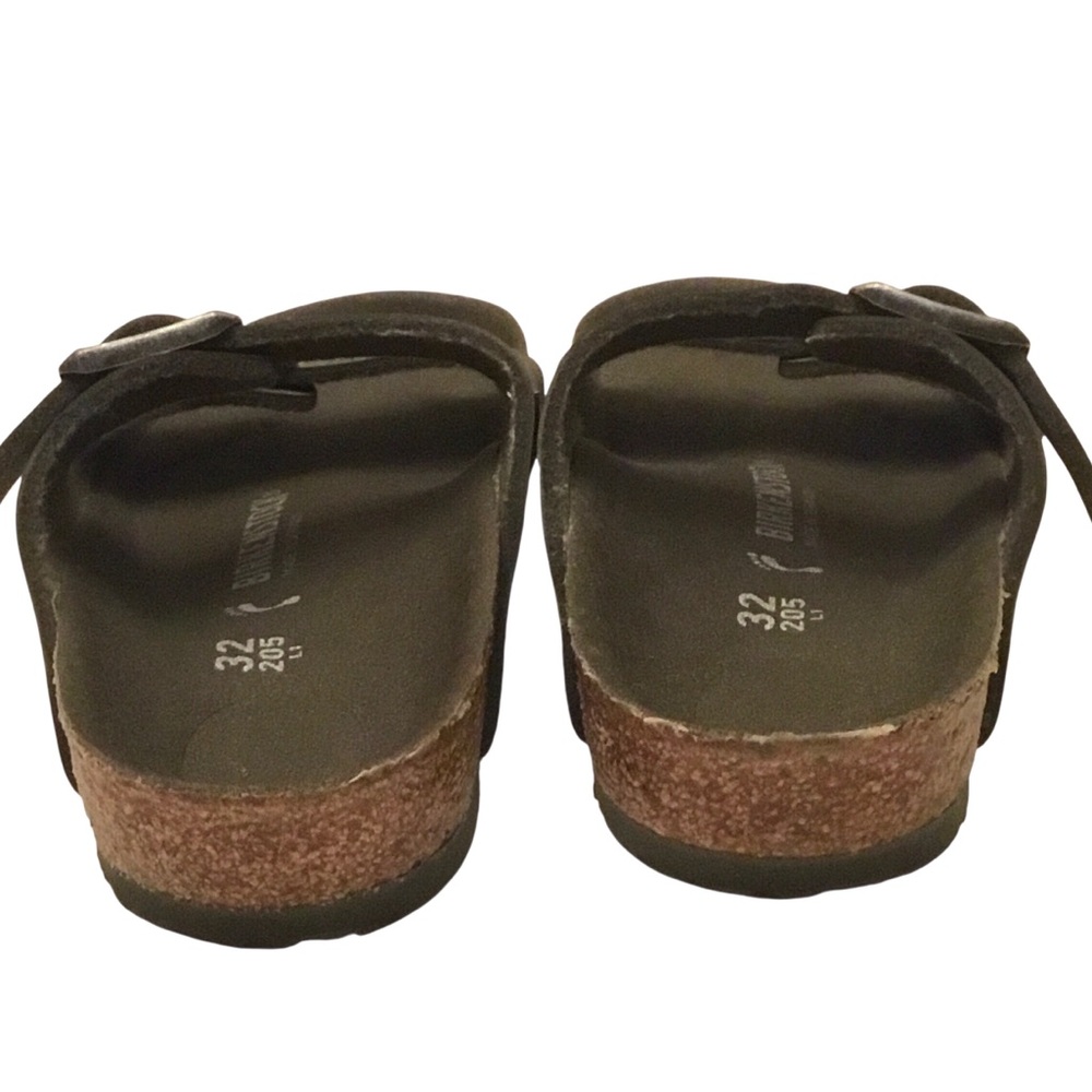 Birkenstock Kids Arizona Camo Green Birko-Flor Double Strap Slip-on Sandal Sz:1 - Picture 10 of 15